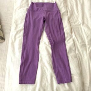 Lululemon Align Pant 25” in Lilac size 6